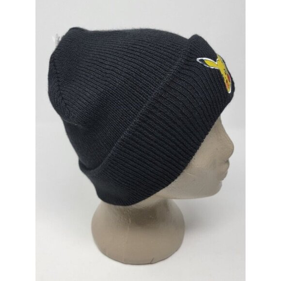 Pokemon Pikachu Teen Adult Winter Beanie Pompom NWT Bioworld - Picture 3 of 5